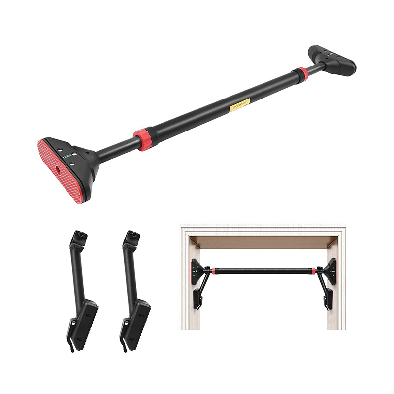 Barra pull-up preta para treinamento de força de braço