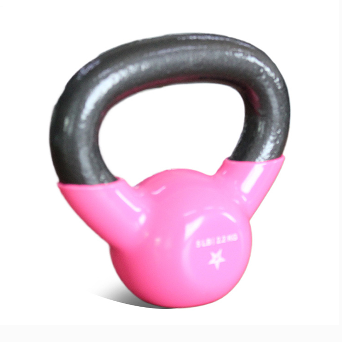 Kettlebell de ferro fundido de vinil