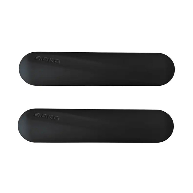 Combinação de conjunto de halteres de silicone de cor escura