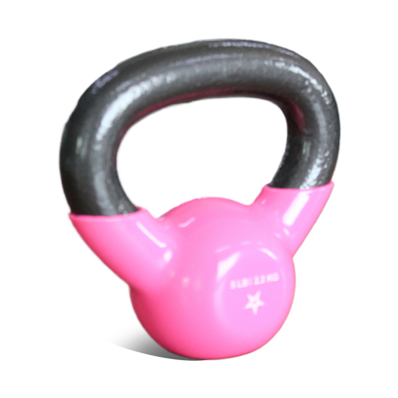 Kettlebell com revestimento de vinil inodoro