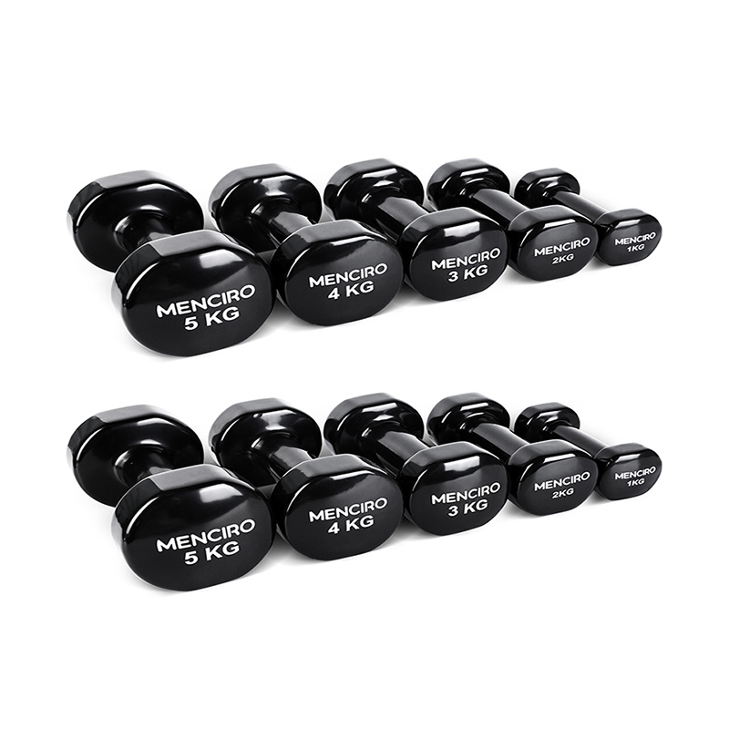 Conjunto de halteres de treino PU de acessórios